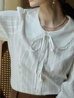 Angela - Addilyn Romantic Doll Collar Blouse