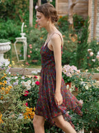 Caitlin - Floral Printed Slip Dress Elegant Style