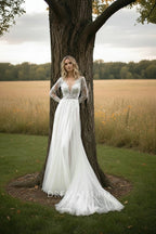 Olivia - Elegant Lace Mermaid Wedding Dress