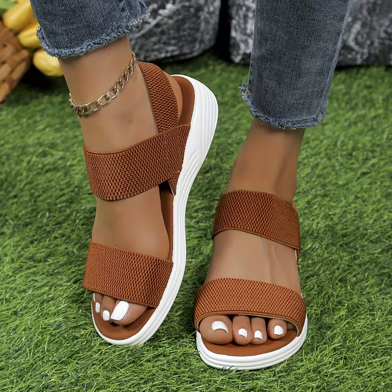 Mikayla - Womens Summer Elastic Strap Comfortable Sandals