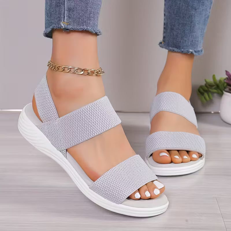 Mikayla - Womens Summer Elastic Strap Comfortable Sandals