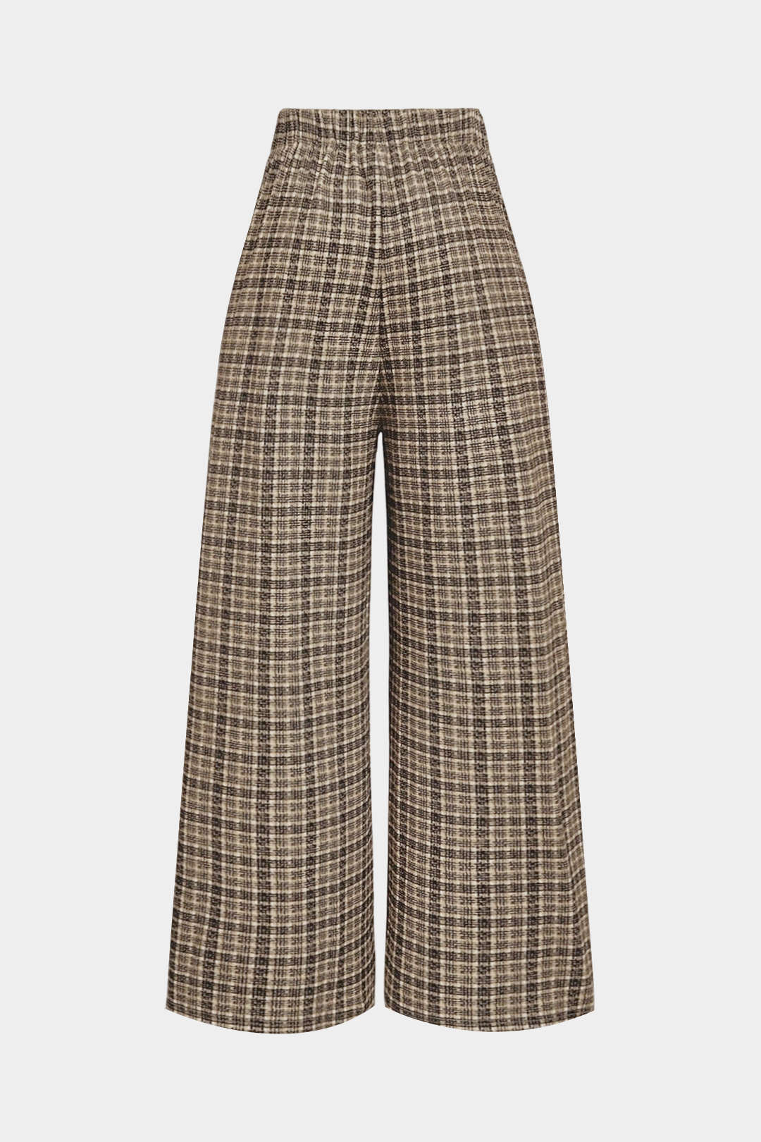 Adella - Print Double Breasted High Waist Pants Women