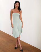 Annie - Bandeau Elegant Midi Dress for Women