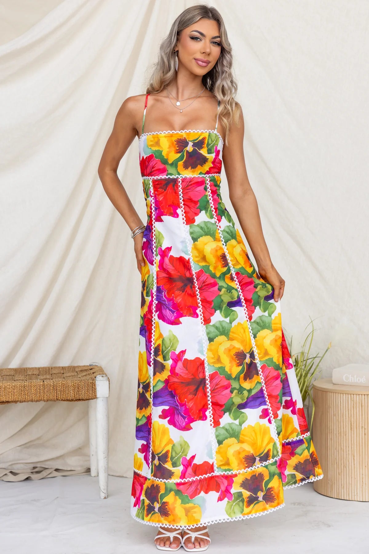 Hazel - Elegant Flowing Maxi Dress for Women