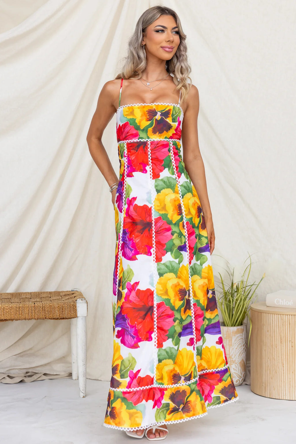 Hazel - Elegant Flowing Maxi Dress for Women
