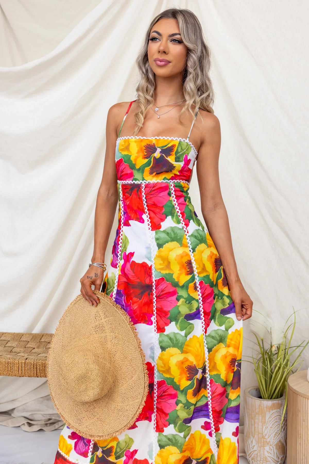 Hazel - Elegant Flowing Maxi Dress for Women