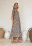 Ayla - August Poppy Midi Dress Women