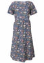 Ayla - August Poppy Midi Dress Women