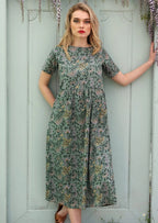 Ayla - August Poppy Midi Dress Women