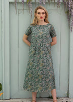 Ayla - August Poppy Midi Dress Women