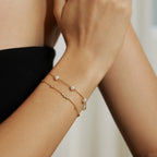 Claire - Sparkling Zirconia Station Bracelet Elegant Jewelry
