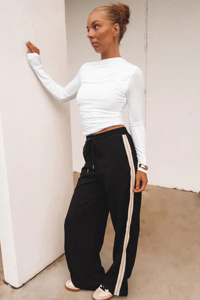 Anisa - Brodi Elegant Wide Leg Pants Women