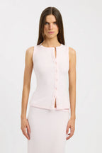 Ashara - Bec Button Tank Top for Women