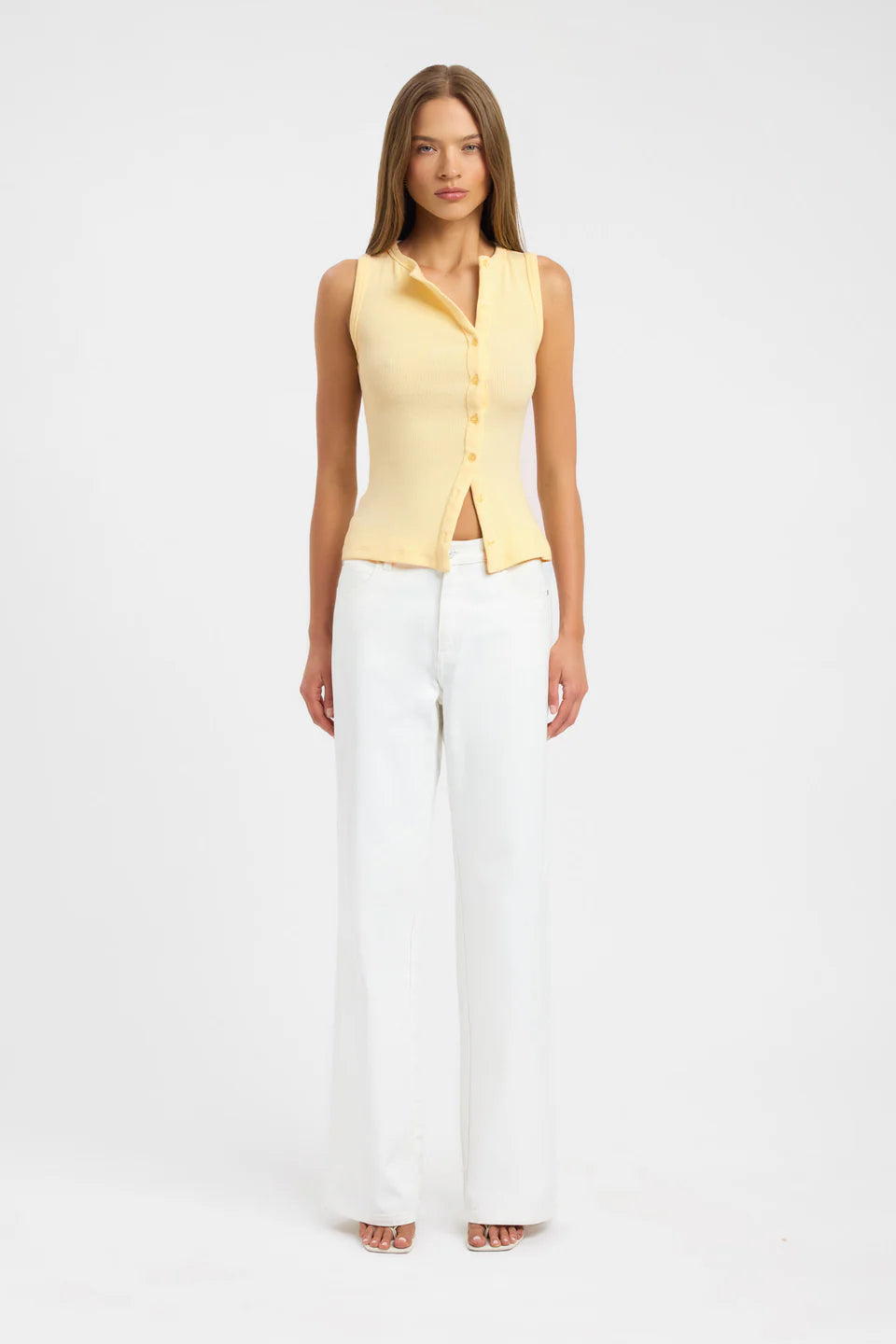 Ashara - Bec Button Tank Top for Women