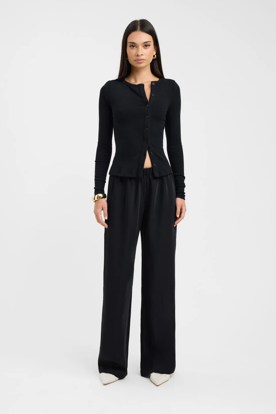 rmina - Bec Button Long-Sleeve Top for Women