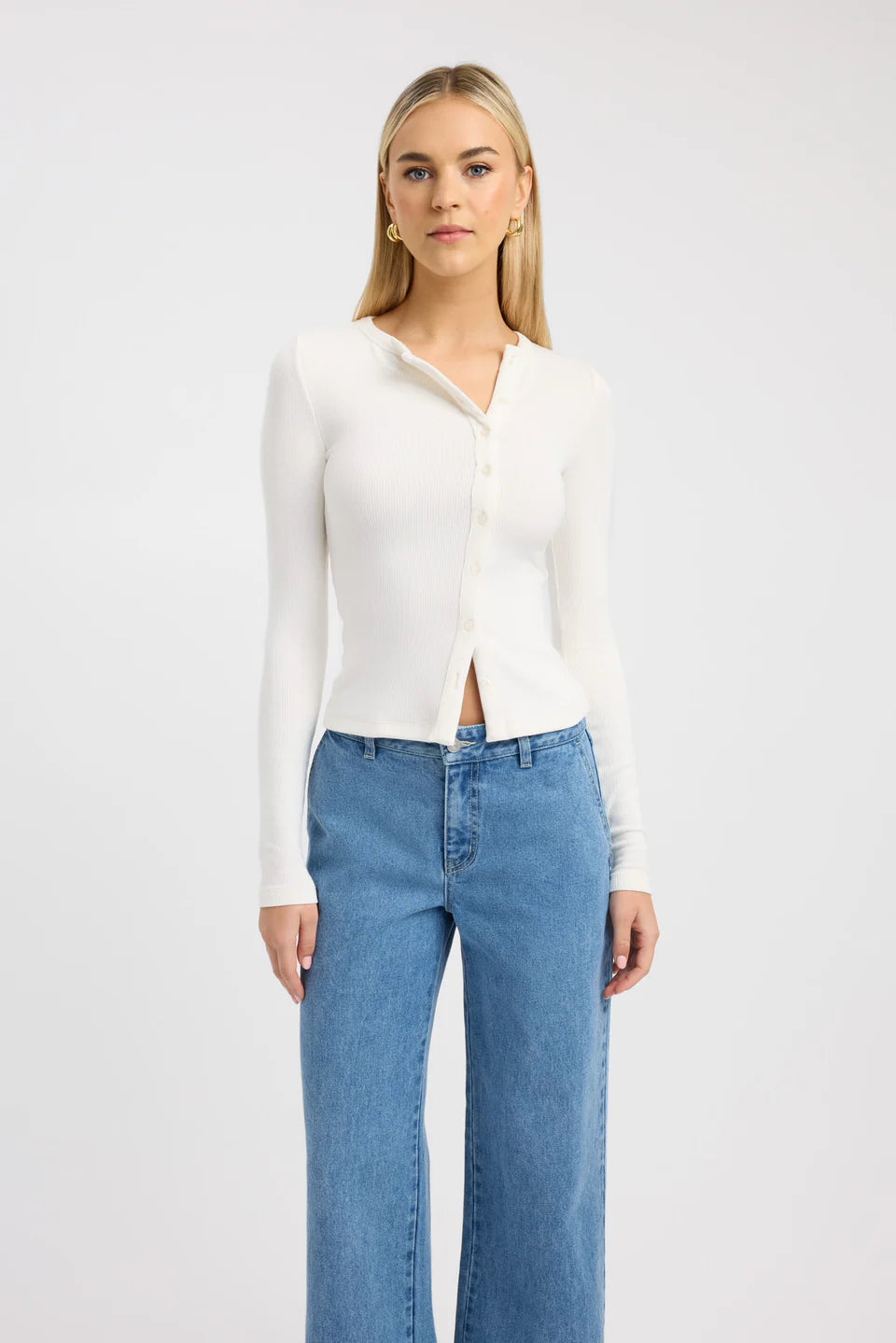 rmina - Bec Button Long-Sleeve Top for Women