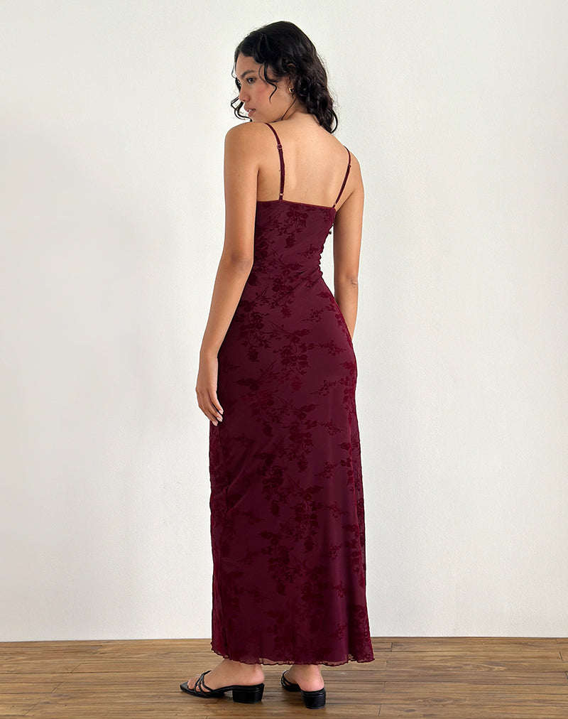 Amanda - Botanical Floral Elegant Maxi Dress Women