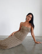 Amanda - Botanical Floral Elegant Maxi Dress Women