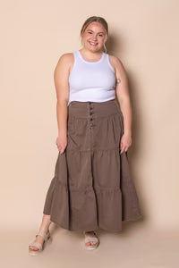Amelie - Cocoa Maxi Skirt Women