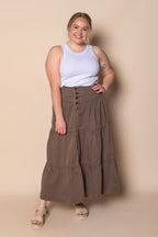 Amelie - Cocoa Maxi Skirt Women