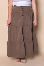 Amelie - Cocoa Maxi Skirt Women