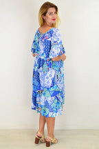 Lorraine - Kintsugi Inspired Tunic Dress Elegant Style