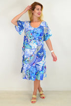 Lorraine - Kintsugi Inspired Tunic Dress Elegant Style