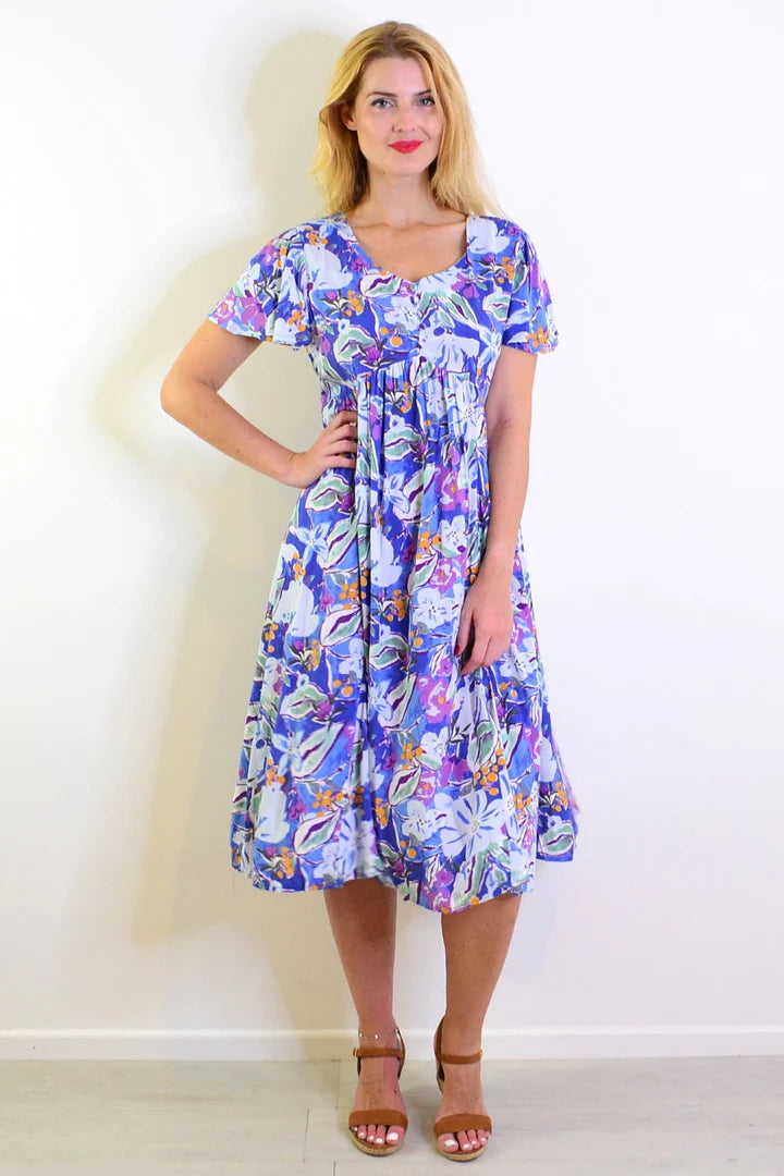 Sharon - Delightful Summer Garden Tunic Dress Women