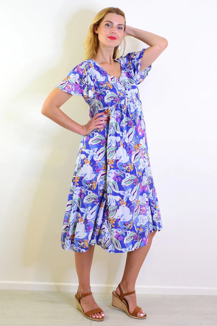 Sharon - Delightful Summer Garden Tunic Dress Women