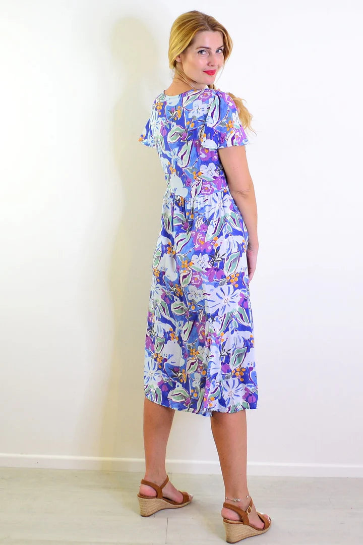 Sharon - Delightful Summer Garden Tunic Dress Women