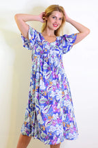 Sharon - Delightful Summer Garden Tunic Dress Women