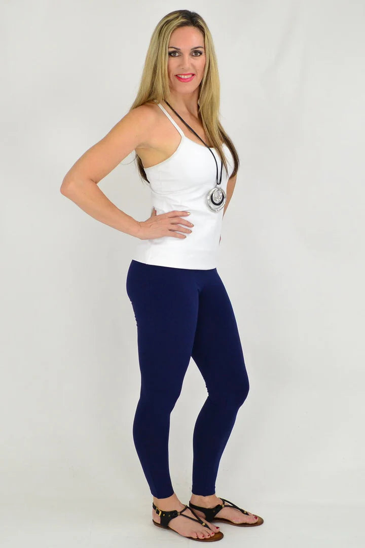 Emily - Charcoal Grey Full Length Leggings Women
