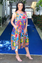 Sandra - Sleeveless Bubble Dress Comfortable Elegant Style