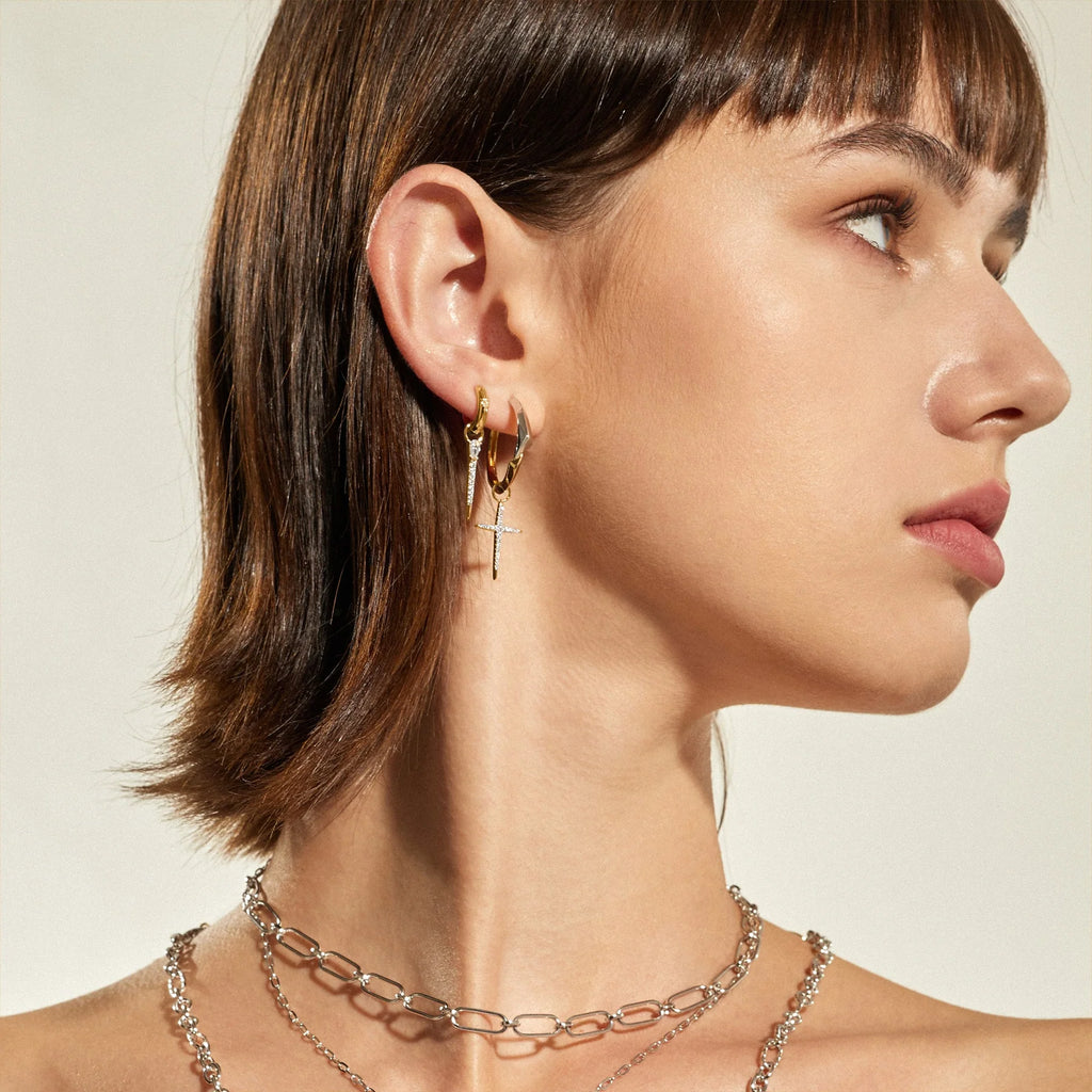 Maya - Cross Charm Necklace Elegant Faith Jewelry