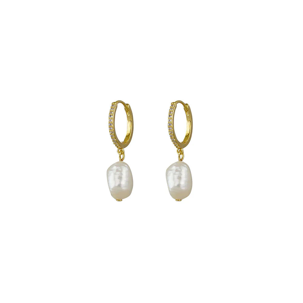 Amaya - Montana Pearl Elegant Drop Earrings Women