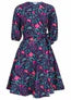 Adrianna - Ella Dianthus Wrap Midi Dress