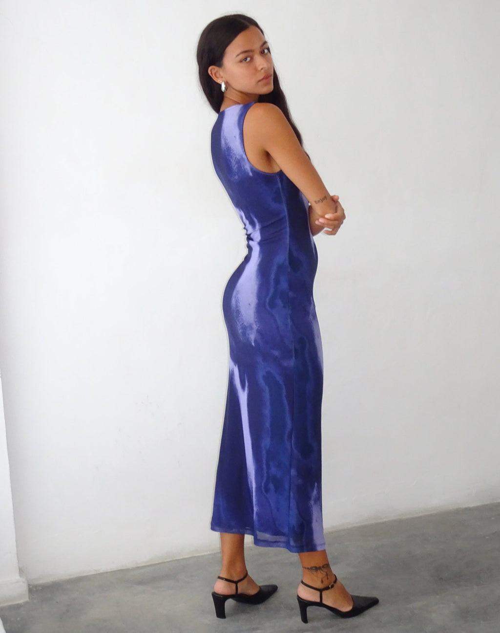 Ashlyn - Watercolour Print Elegant Maxi Dress Women