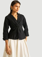 Alba - Elegant Front Twist Top for Women