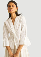 Alba - Elegant Front Twist Top for Women