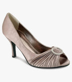 Audrey - Champagne Diamanté Elegant Occasion Shoe Women