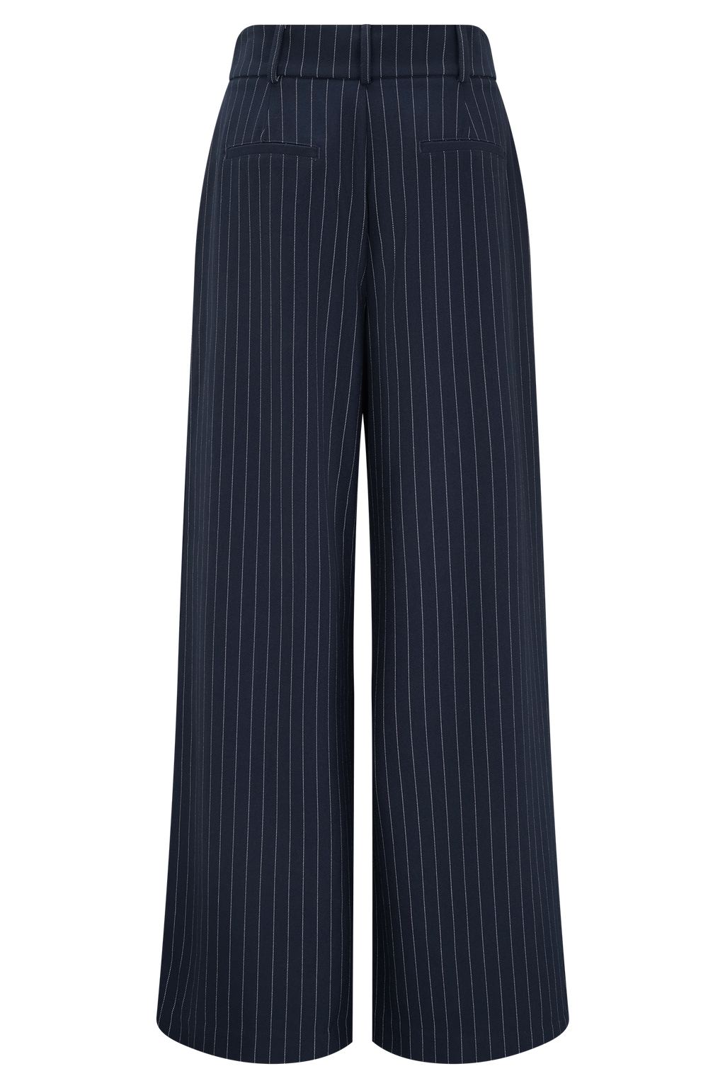 Carmen - Navy Pinstripe Pleated Set Women