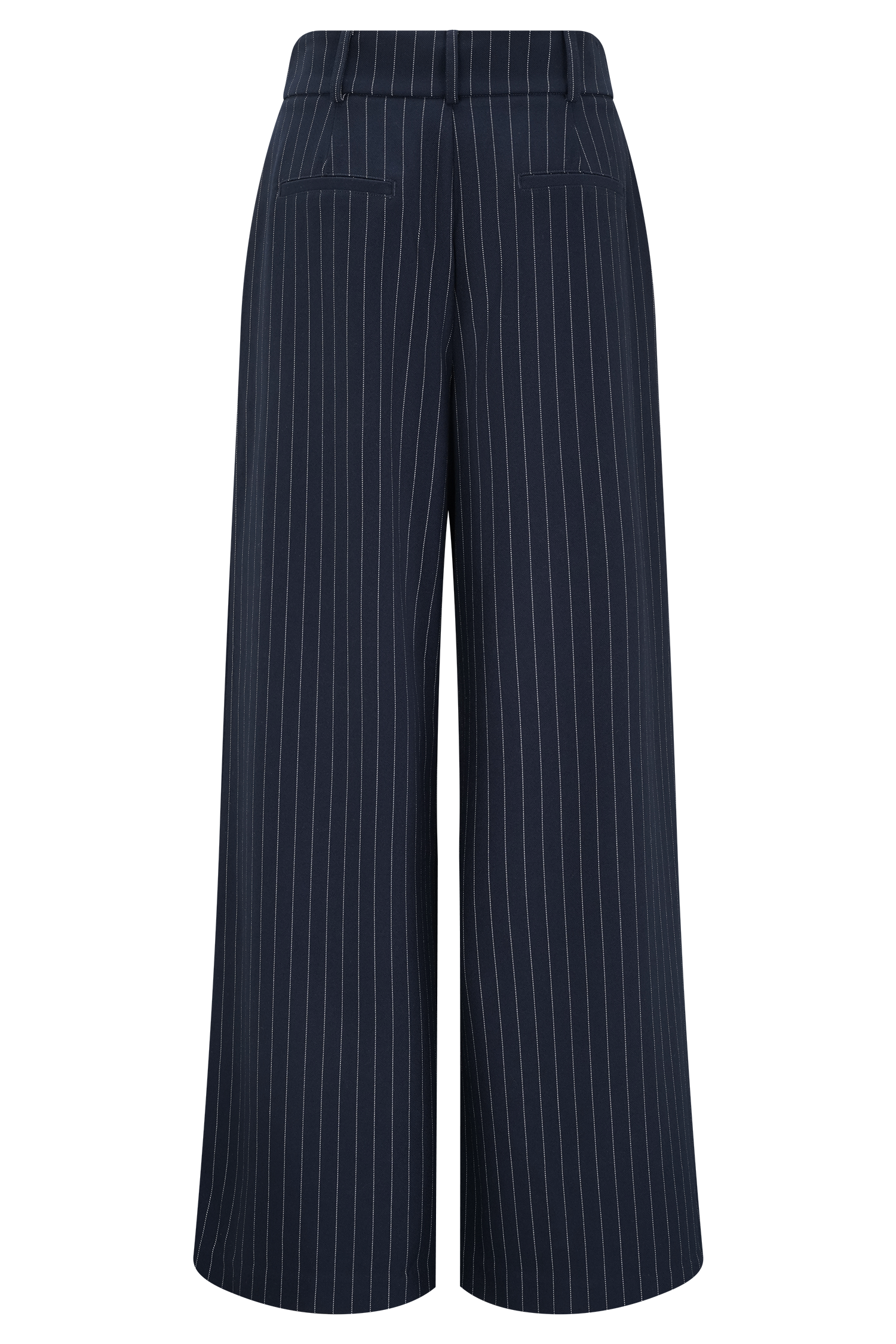 Carmen - Navy Pinstripe Pleated Set Women