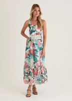 Maya - Donatella Spritz Elegant Maxi Dress