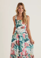 Maya - Donatella Spritz Elegant Maxi Dress