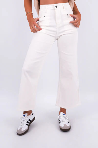 Anna - Natural Tone Elegant Everyday Pants Women