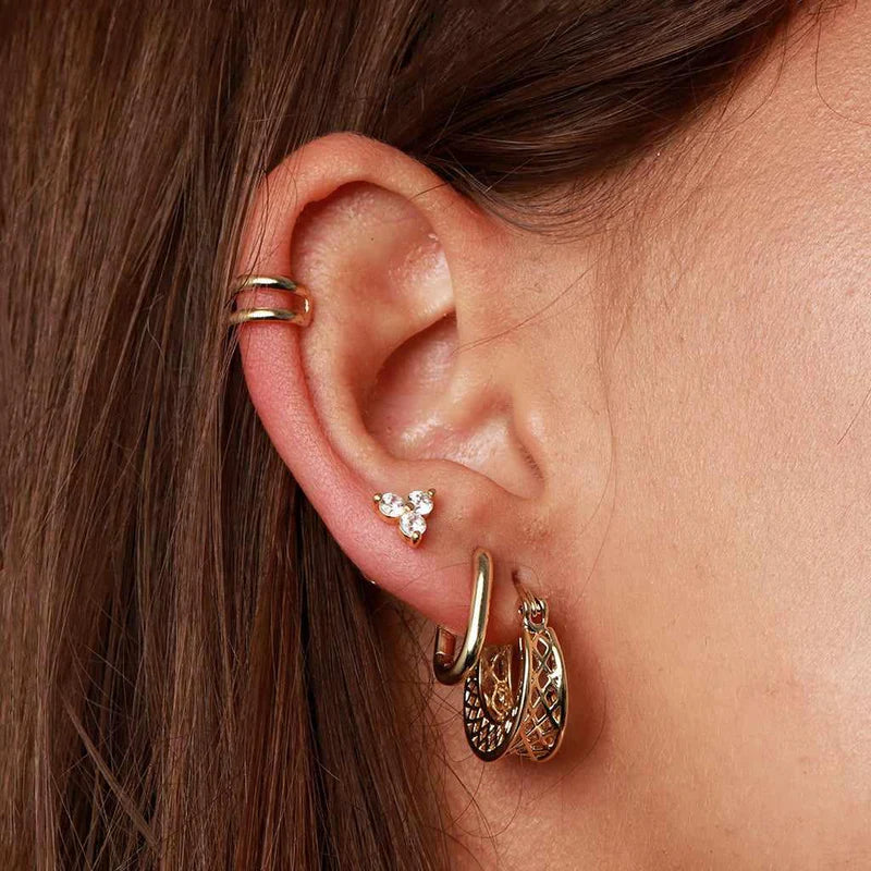Ayleen - Mini Hoop Huggie Earrings Women