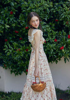 Nikita - Red Garnet Corset Dress Elegant Style