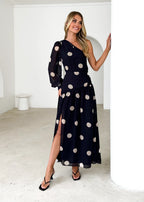 Elsie - One Shoulder Elegant Women’s Maxi Dress