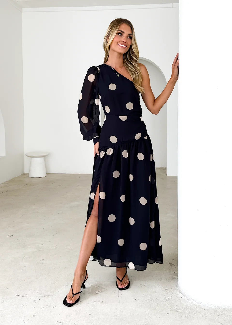 Elsie - One Shoulder Elegant Women’s Maxi Dress