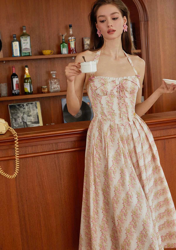 Georgia - Rose Elegant Corset Dress for Women